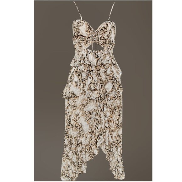 Bardot Animal Print Midi Dress - Picture 4 of 9